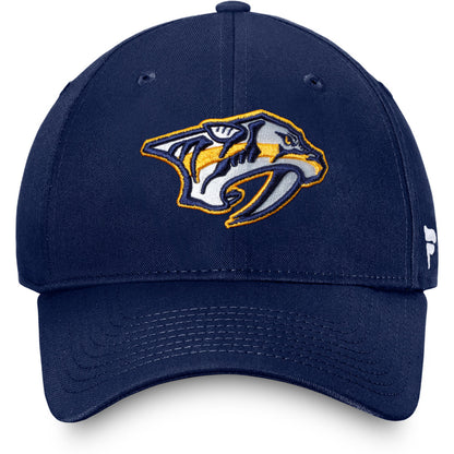 Nashville Predators Primary Logo Hat Athletic Navy