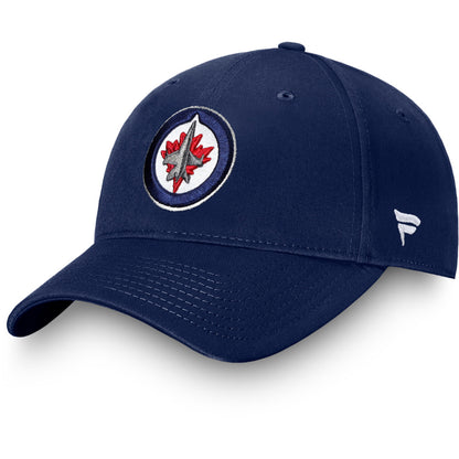 Winnipeg Jets Primary Logo Hat Athletic Navy