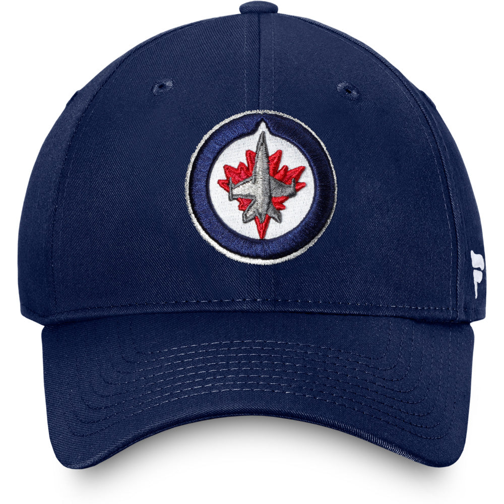 Winnipeg Jets Primary Logo Hat Athletic Navy