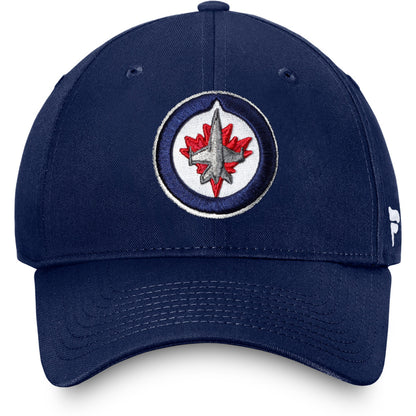 Winnipeg Jets Primary Logo Hat Athletic Navy