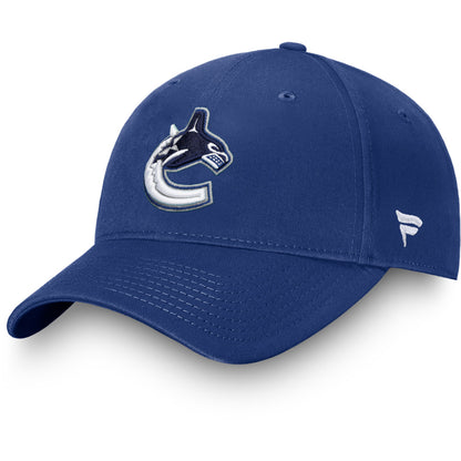 Vancouver Canucks Primary Logo Hat Blue Cobalt