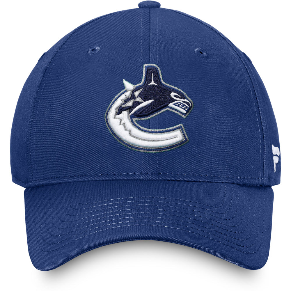 Vancouver Canucks Primary Logo Hat Blue Cobalt