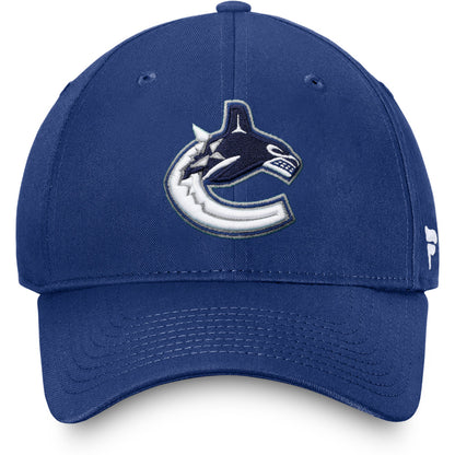 Vancouver Canucks Primary Logo Hat Blue Cobalt