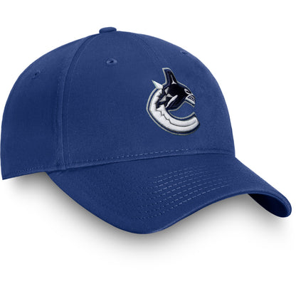 Vancouver Canucks Primary Logo Hat Blue Cobalt