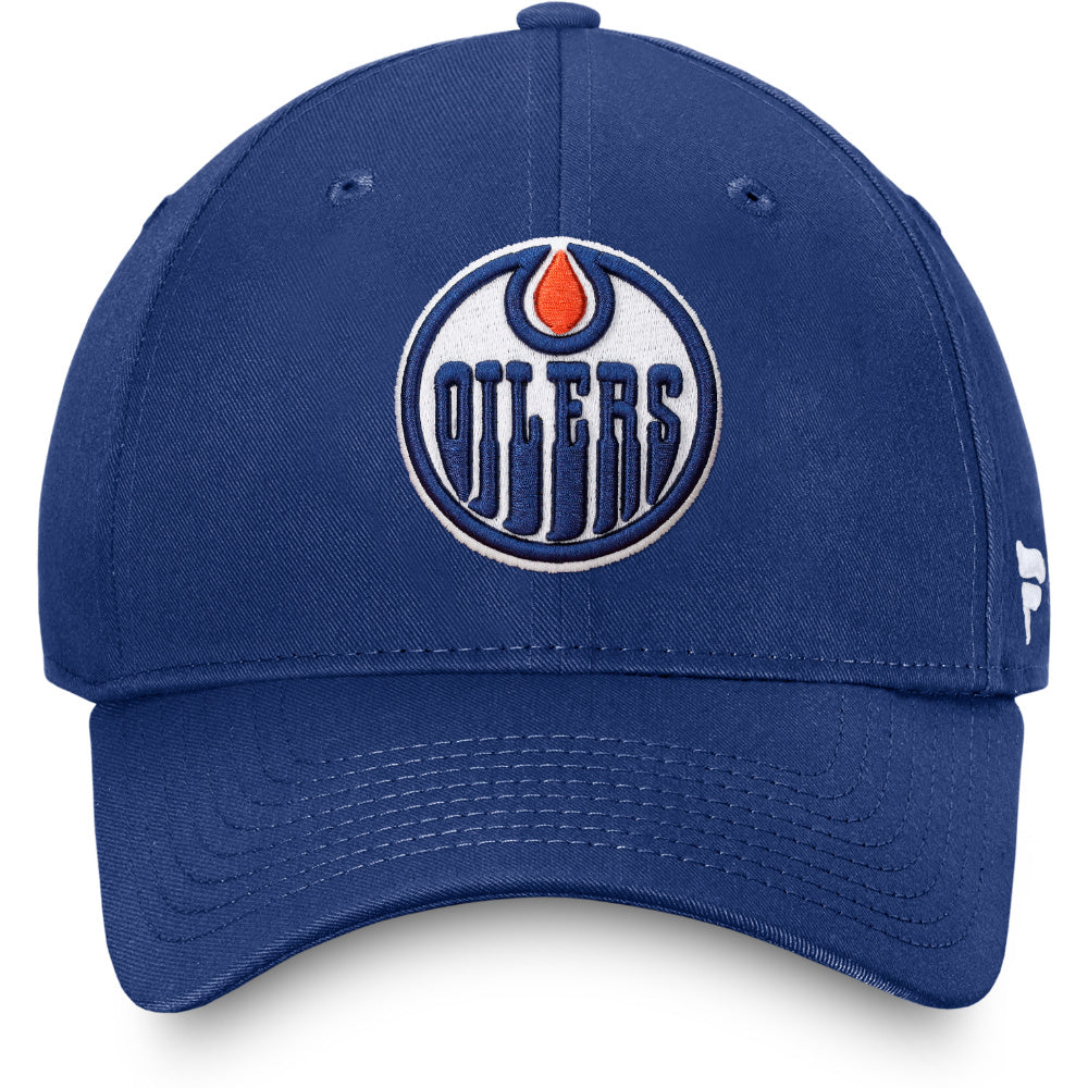 Fanatics Edmonton Oilers Primary Logo Blue Cobalt Hat