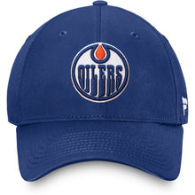 Fanatics Edmonton Oilers Primary Logo Blue Cobalt Hat