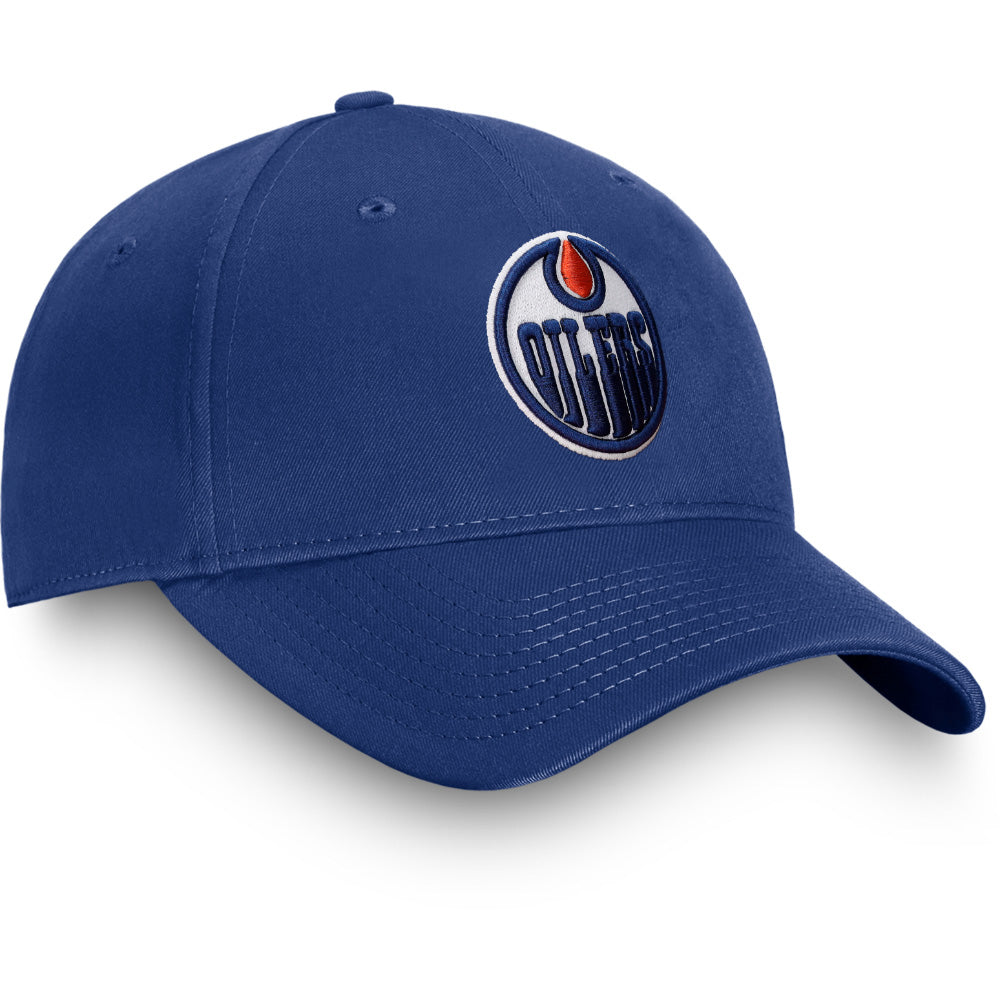 Fanatics Edmonton Oilers Primary Logo Blue Cobalt Hat