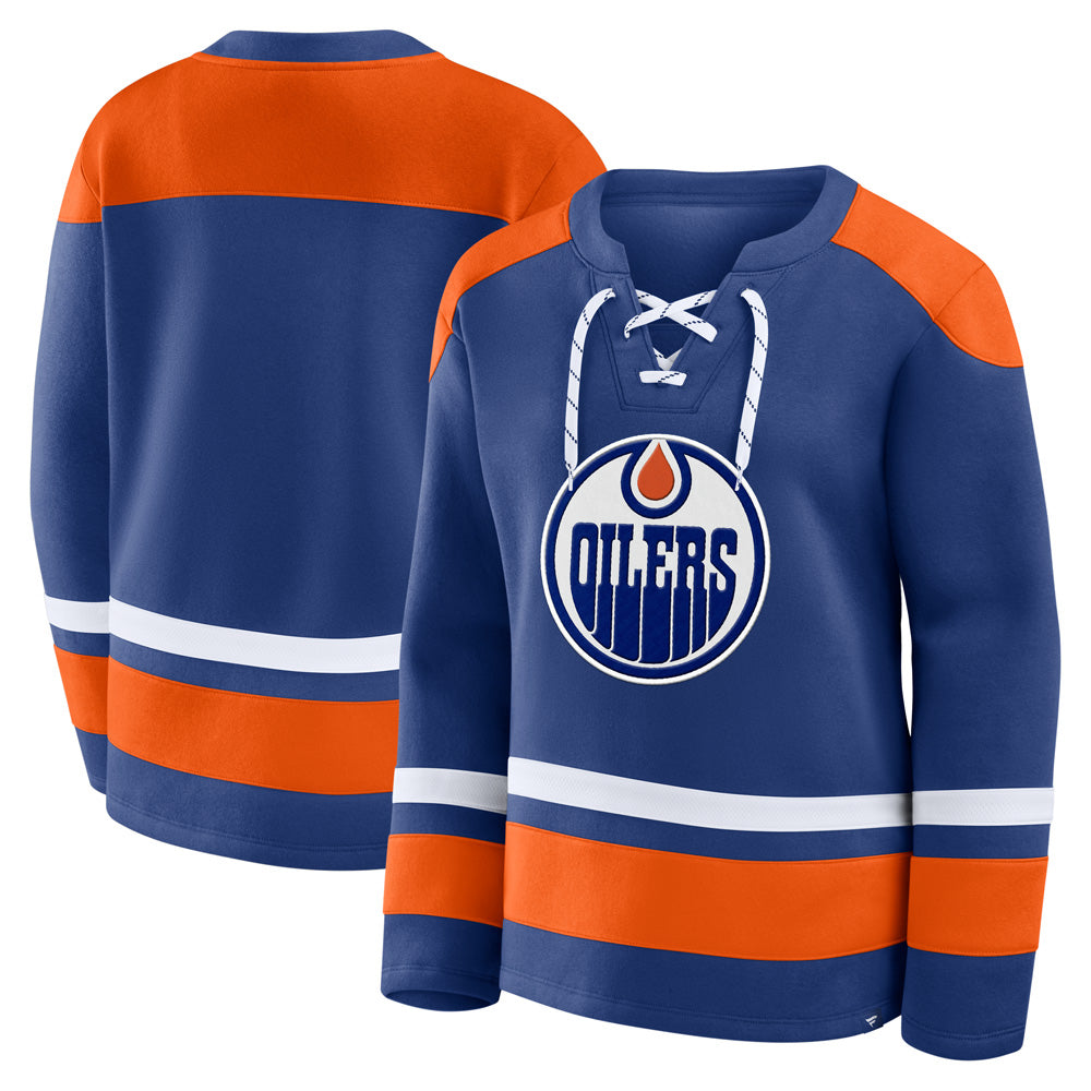 Women's Edmonton Oilers Icing Lace Top