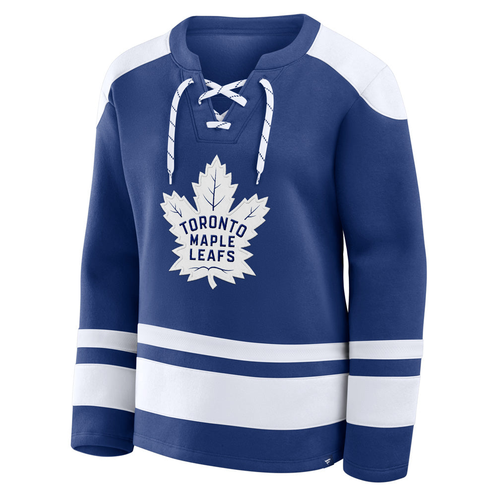 Fanatics Toronto Maple Leafs Icing Lace Women's Blue Long Sleeve Shirt