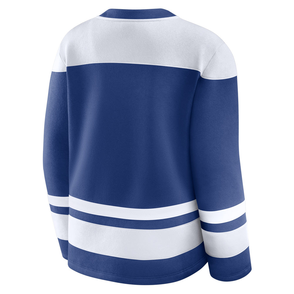 Fanatics Toronto Maple Leafs Icing Lace Women's Blue Long Sleeve Shirt