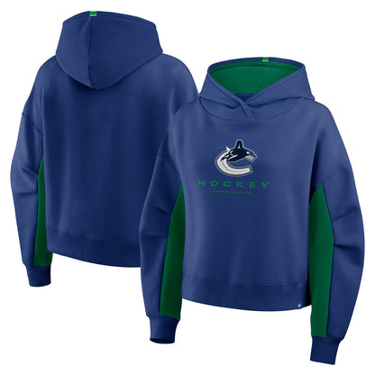 Vancouver Canucks Fleece Pullover Blue Hoodie