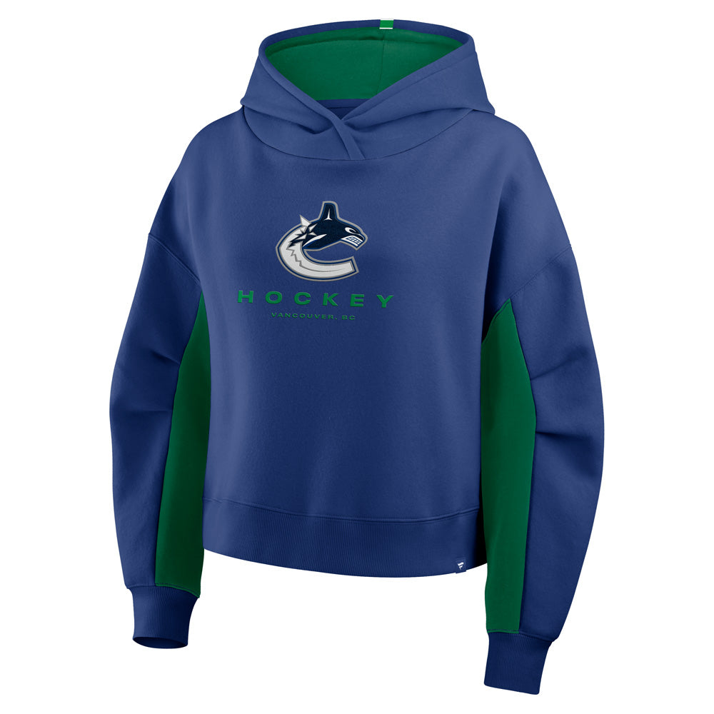 Vancouver Canucks Fleece Pullover Blue Hoodie