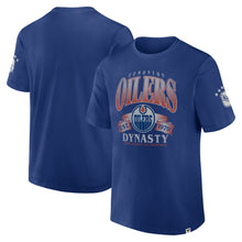 Edmonton Oilers Short Sleeve Top Blue