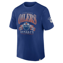 Edmonton Oilers Short Sleeve Top Blue