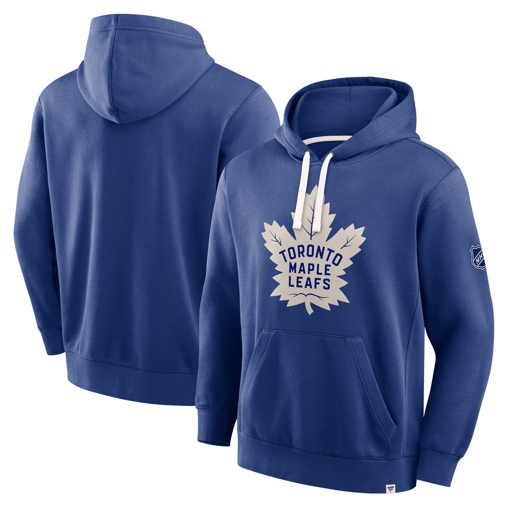 Fanatics Toronto Maple Leafs Heritage Neutral Zone Blue Hoodie