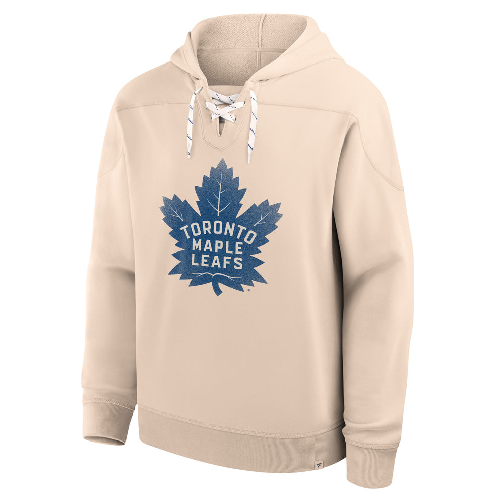 Fanatics Toronto Maple Leafs French Terry Beige Hoodie