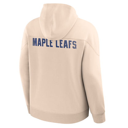 Fanatics Toronto Maple Leafs French Terry Beige Hoodie