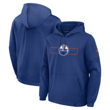 Fanatics Edmonton Oilers Authentic Pro Rink Men's Blue Pullover Hoodie
