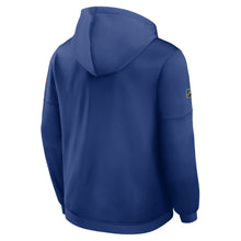 Fanatics Edmonton Oilers Authentic Pro Rink Men's Blue Pullover Hoodie
