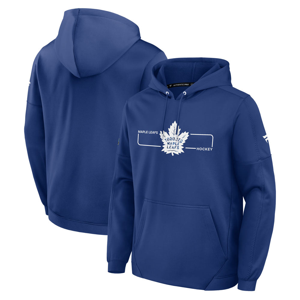 Fanatics Toronto Maple Leafs Authentic Pro Rink Men's Blue Pullover Hoodie