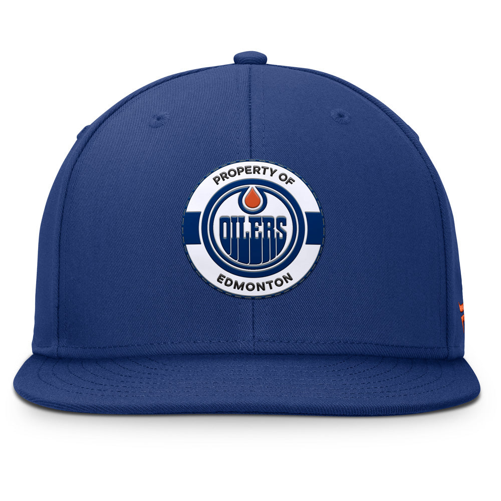 Edmonton Oilers Train 2 Square Visor Adjustable Hat