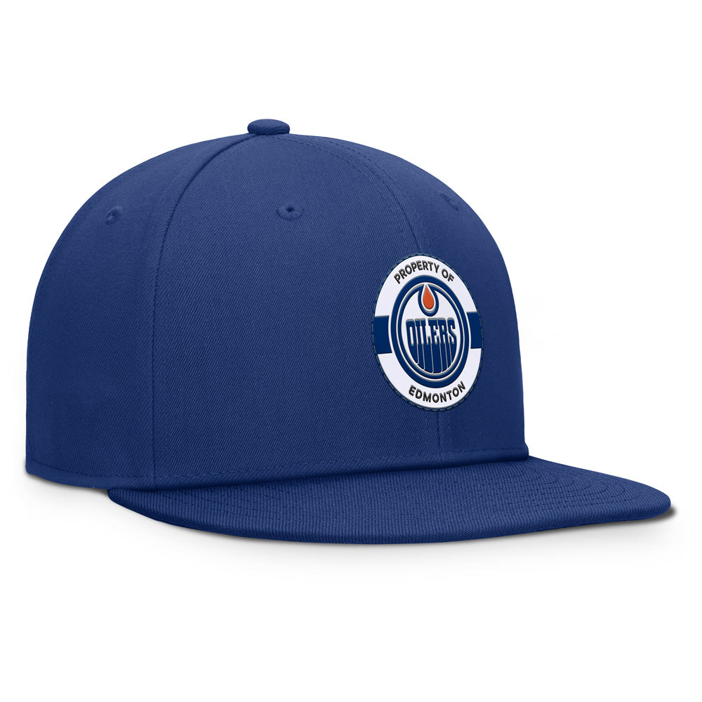 Edmonton Oilers Train 2 Square Visor Adjustable Hat