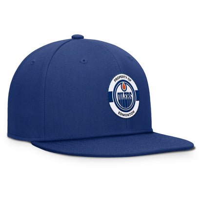 Edmonton Oilers Train 2 Square Visor Adjustable Hat