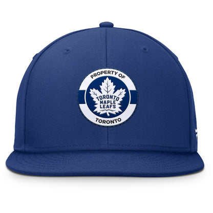 Fanatics Toronto Maple Leafs Train 2 Square Visor Blue Adjustable Hat