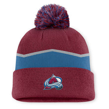 Colorado Avalanche Rink 13 Cuffed Pompom Beanie