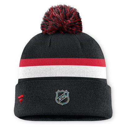 Detroit Red Wings Rink 13 Cuffed Pompom Beanie
