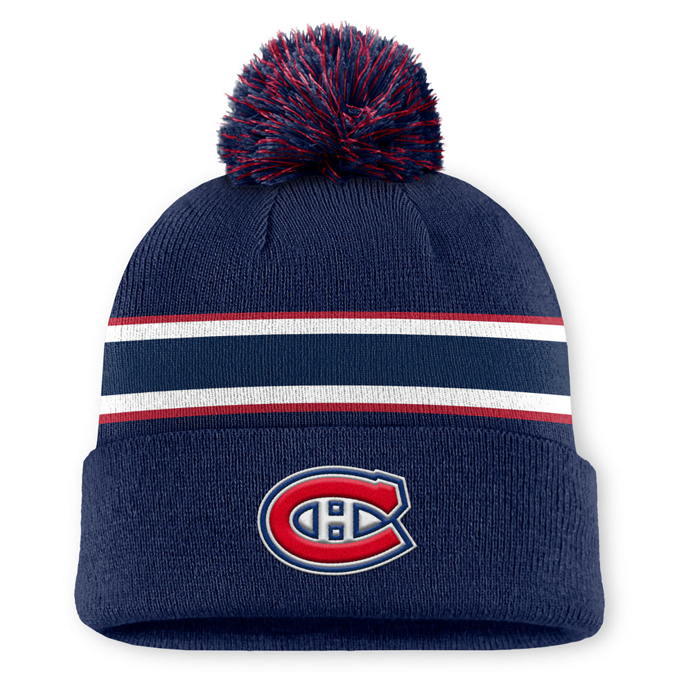Montreal Canadiens Rink Cuffed Pompom Beanie