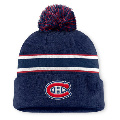 Montreal Canadiens Rink Cuffed Pompom Beanie