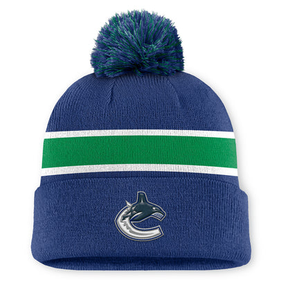 Vancouver Canucks Rink 13 Cuffed Pompom Beanie