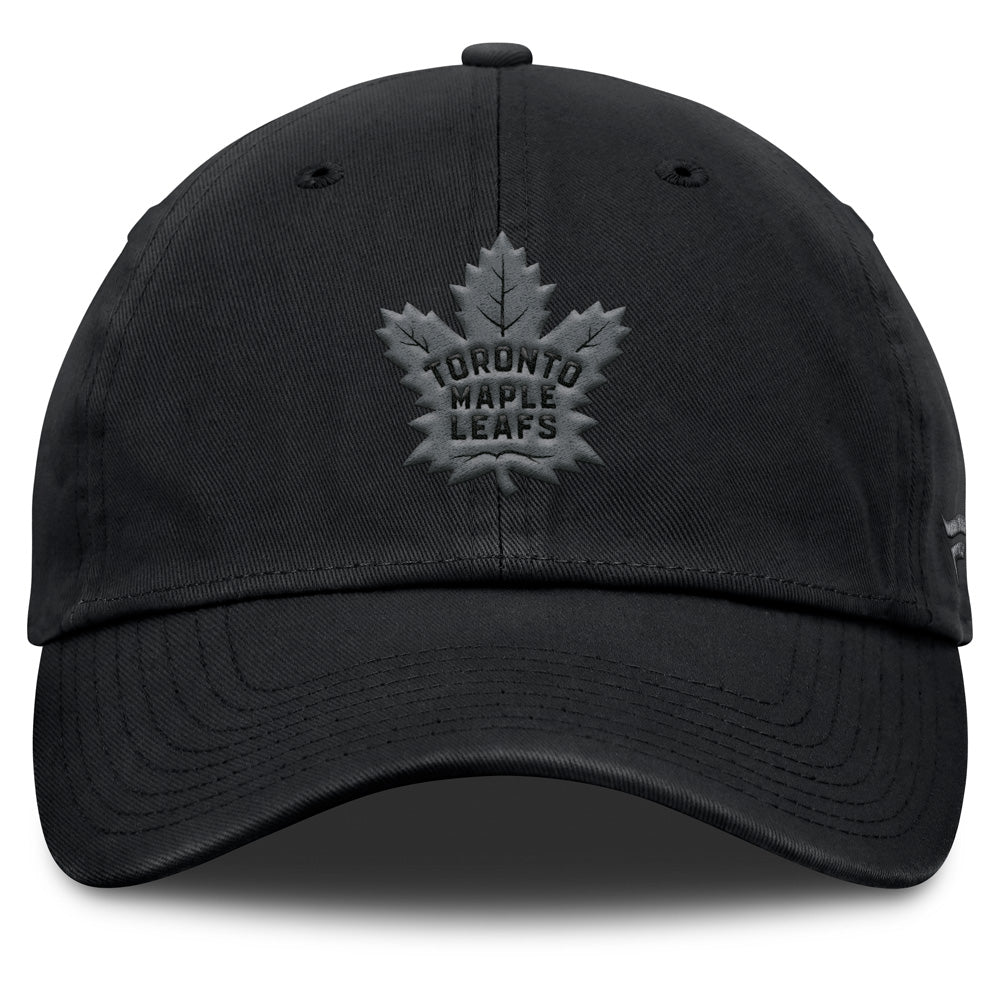 Fanatics Toronto Maple Leafs Road 2 Black Adjustable Hat