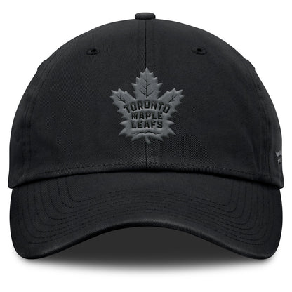 Fanatics Toronto Maple Leafs Road 2 Black Adjustable Hat