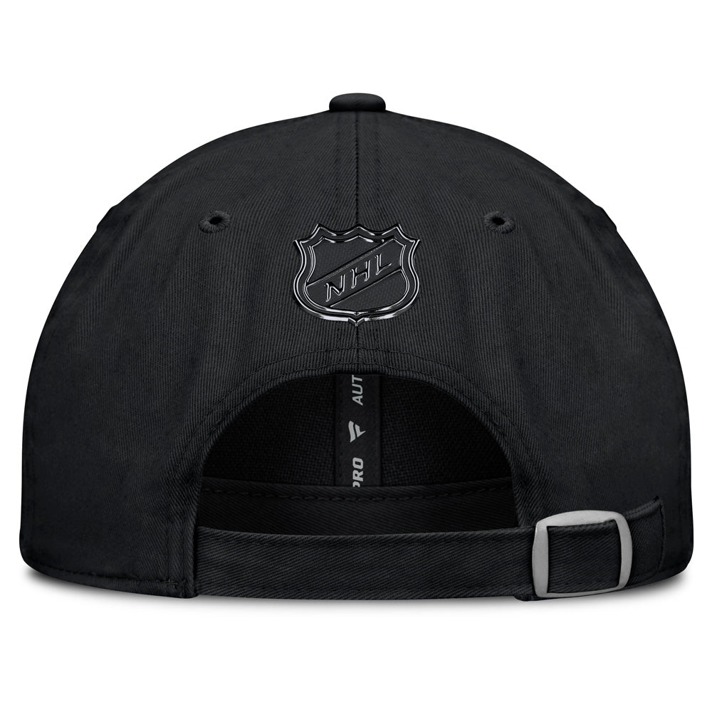 Fanatics Toronto Maple Leafs Road 2 Black Adjustable Hat