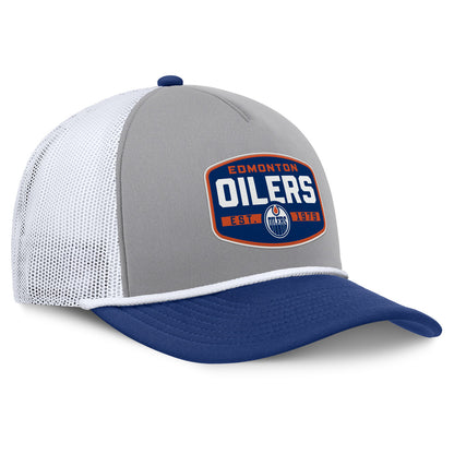 Fanatics Edmonton Oilers A-Frame Grey Hat