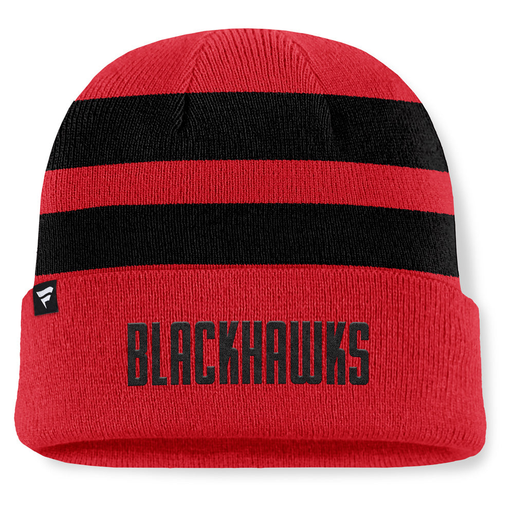 Fanatics Chicago Blackhawks NHL Swipe Men's Red Beanie