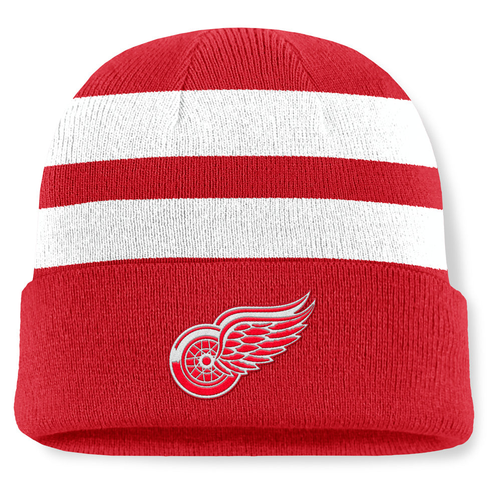 Fanatics Detroit Red Wings NHL Swipe Men's Red Beanie