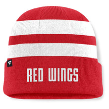 Fanatics Detroit Red Wings NHL Swipe Men's Red Beanie