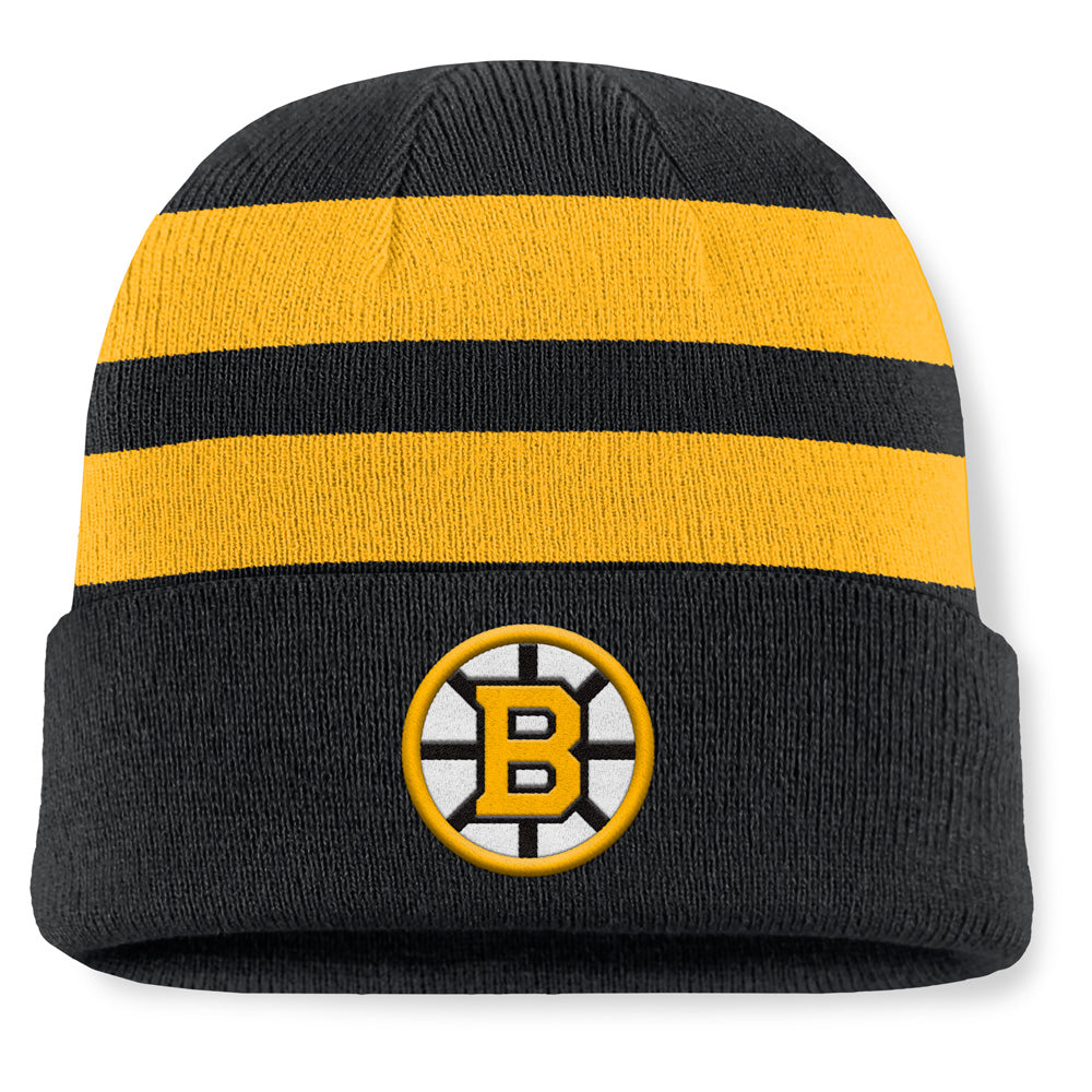 Fanatics Boston Bruins NHL Swipe Men's Black Beanie