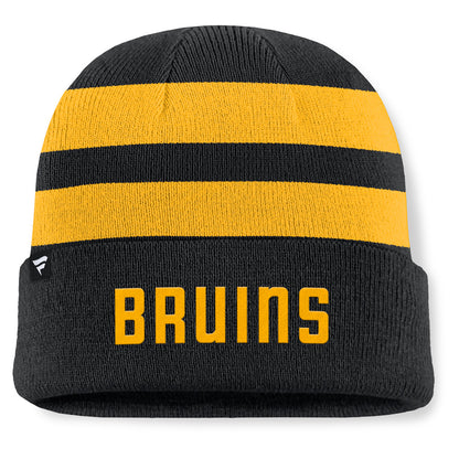 Fanatics Boston Bruins NHL Swipe Men's Black Beanie