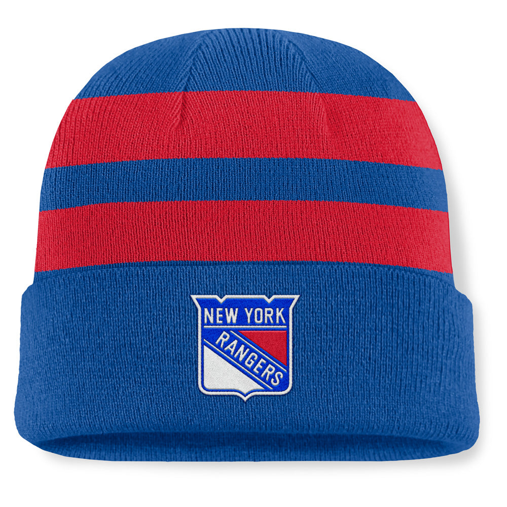Fanatics New York Rangers NHL Swipe Men's Blue Beanie