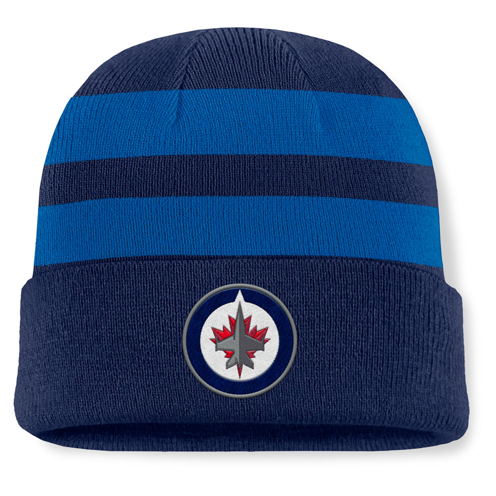 Fanatics Winnipeg Jets NHL Swipe Men's Navy Beanie