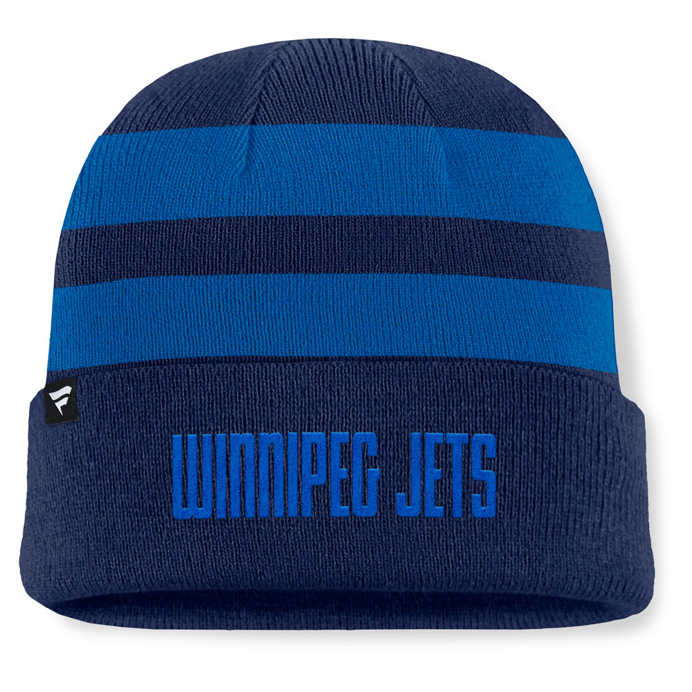 Fanatics Winnipeg Jets NHL Swipe Men's Navy Beanie