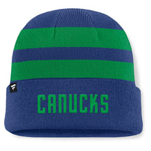 Fanatics Vancouver Canucks NHL Swipe Men's Blue Beanie