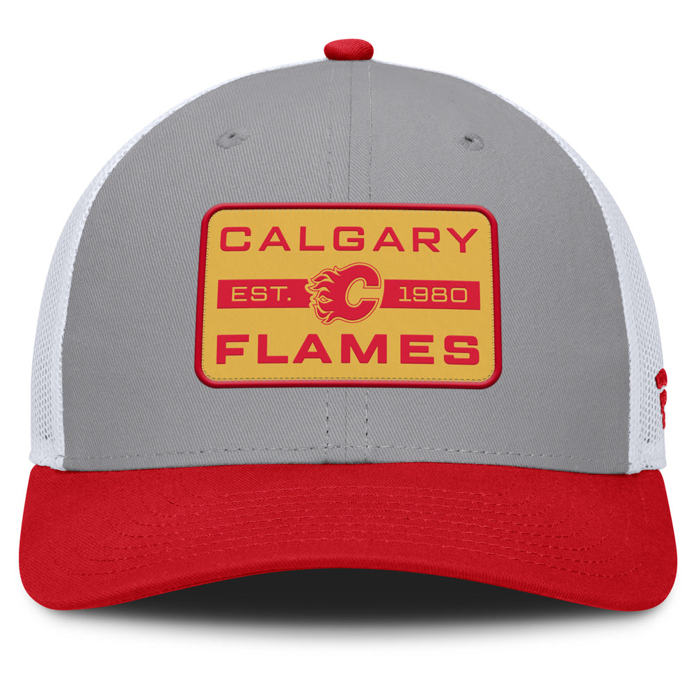 Calgary Flames Midcrown Meshback Hat