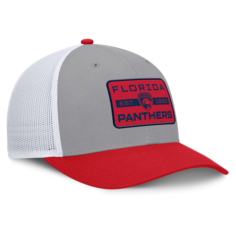 Florida Panthers Midcrown Meshback Hat Grey