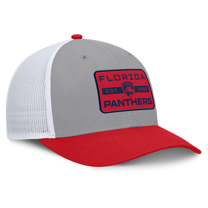 Florida Panthers Midcrown Meshback Hat Grey