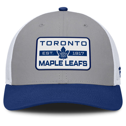 Fanatics Toronto Maple Leafs Midcrown Grey Hat